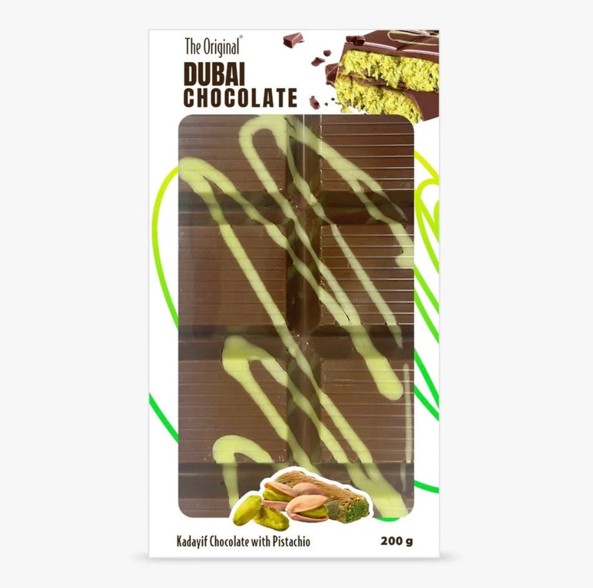 The Original Dubai Chocolate with Pistachio 200g