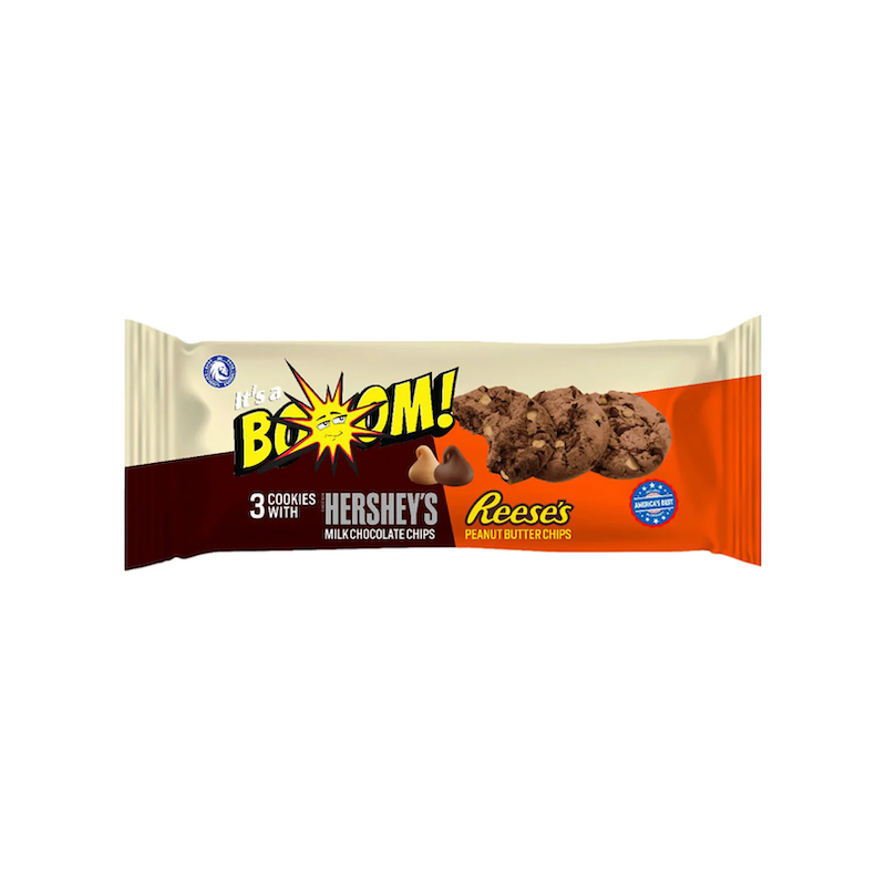 Boom Baked Cookies With Hershey’s & Reese’s Peanut Butter