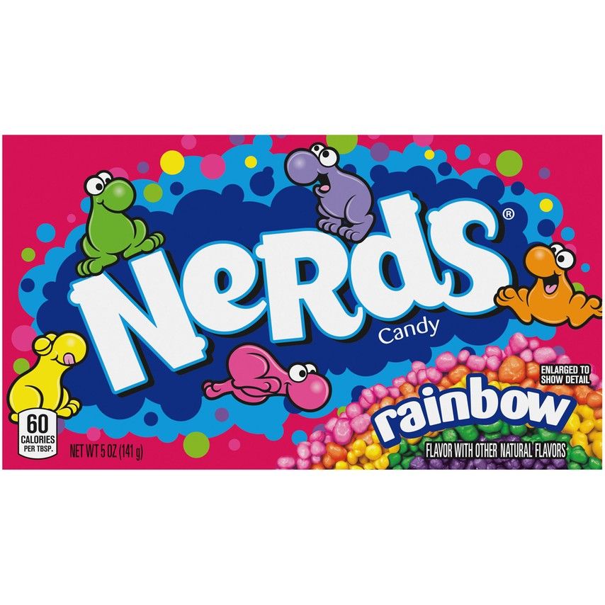 Wonka Nerds Candy Rainbow Box